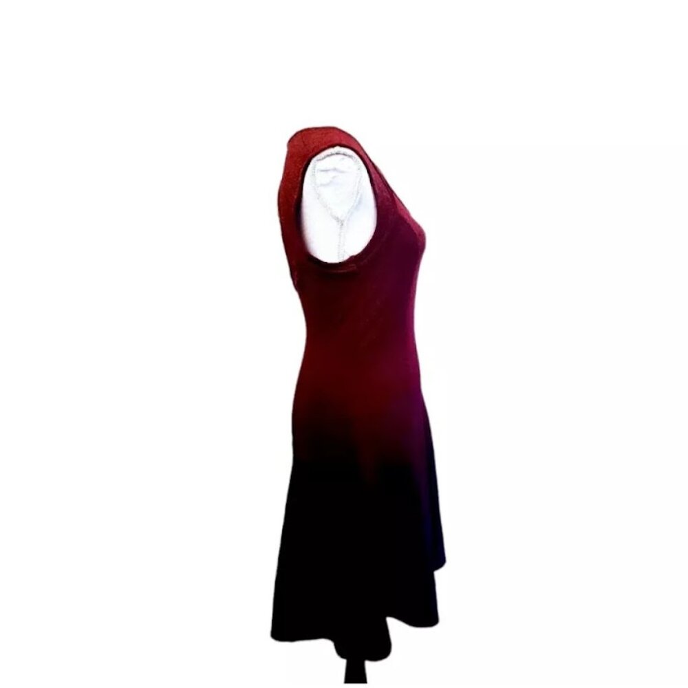 URBAN OUTFITTERS / SILENCE + NOISE Dress, Red Nylon Sleeveless Boho Casual, M - Picture 5 of 14